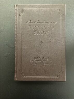 LDS Teachings Book The Teachings of Lorenzo Snow Hardcover
